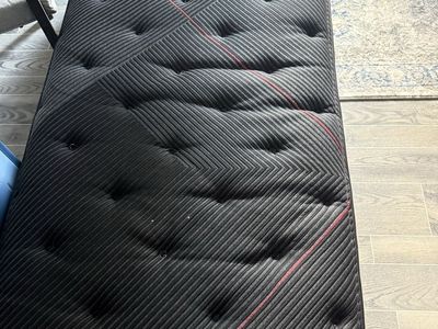 Used Black Mattress, 2 Years Old - Good Condition