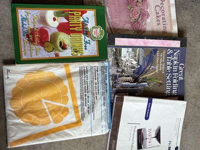 Culinary Arts Books And Pastry Cloth