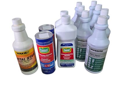 Cleaning Supplies (See pictures)
