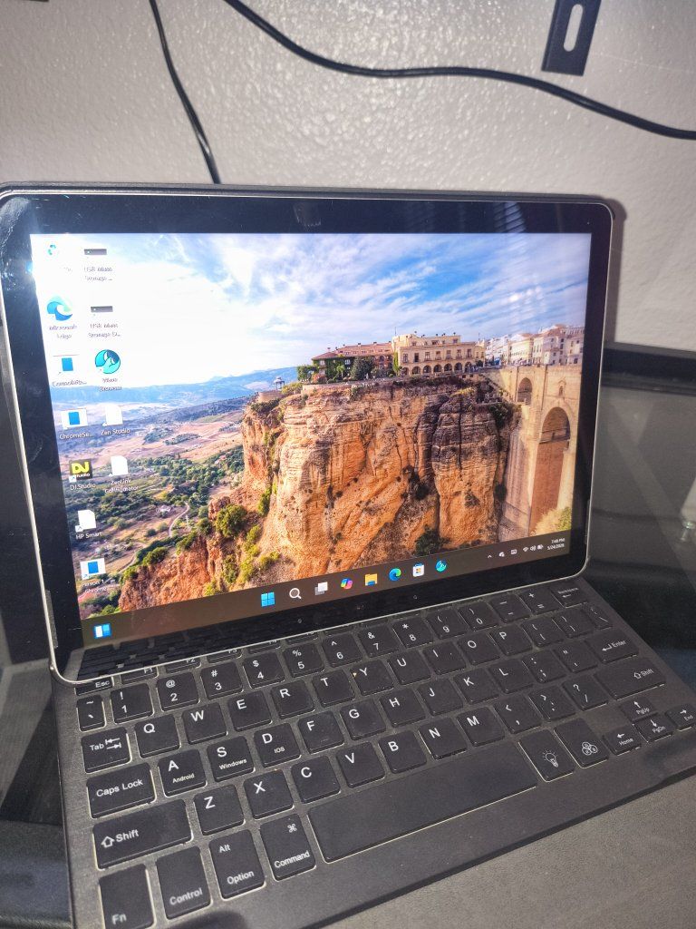 Windows Tablet with Detachable Keyboard Case - 10-inch Display, Fully Functional