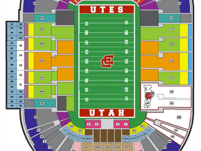 Two Utah Utes season tickets - W9 Row 13 (including BYU game) for sale