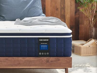 Twin Mattress 12 inch, Multi Layer Comfort Foam and Coil for Extra Back Support, Medium Firm