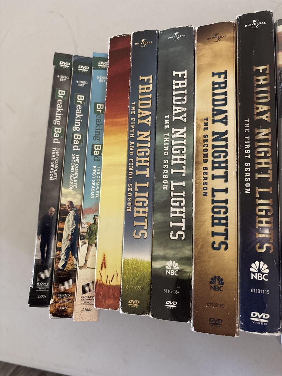 Breaking Bad Seasons 1-3 & Friday Night Lights Seasons 1- 5, DVD Sets