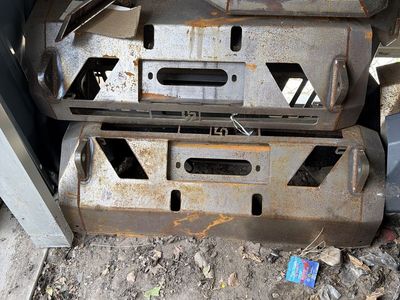 Heavy-Duty Bare Steel Off-Road Winch Bumpers for newer Toyota Tacoma and 4 runners