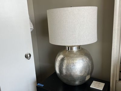 Silver Base Lamps (2)
