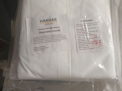 Disposable coveralls hazmat extra large