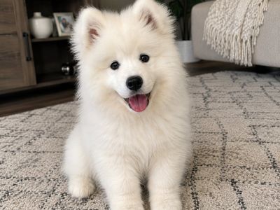 Premium Samoyed Puppy Dog, AKC Puppies, DNA tested, OFA Health tested