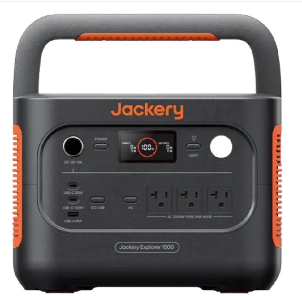Brand New In Box Jackery Explorer 1000 Portable Power Station 1002Wh LiFePO4 Battery Solar Generator