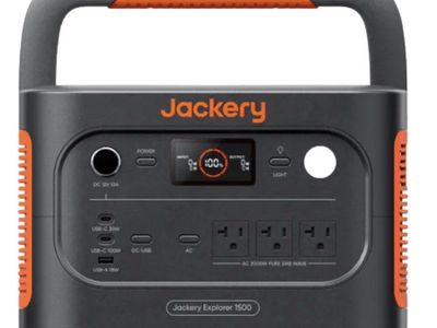 Brand New In Box Jackery Explorer 1000 Portable Power Station 1002Wh LiFePO4 Battery Solar Generator