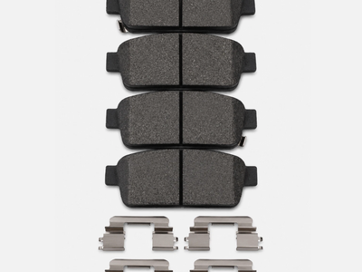 EXPPOWER D1468 Rear Ceramic Brake Pads w/ Hardware Buick Encore Chevy Trax