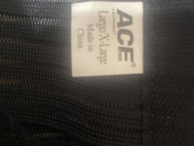 ACE XL Back Brace New $15