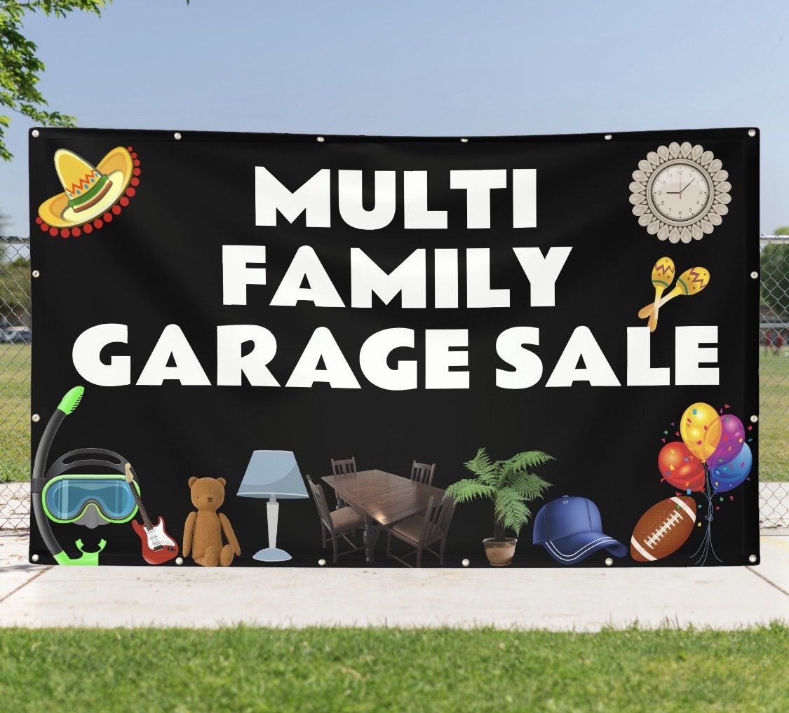 Multi family yard sale Saturday May 9th