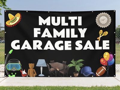 Multi family yard sale Saturday May 9th