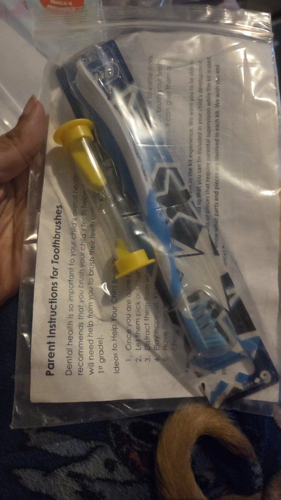 New Toothbrush Kit for 18+ Months with Timer and Instructions