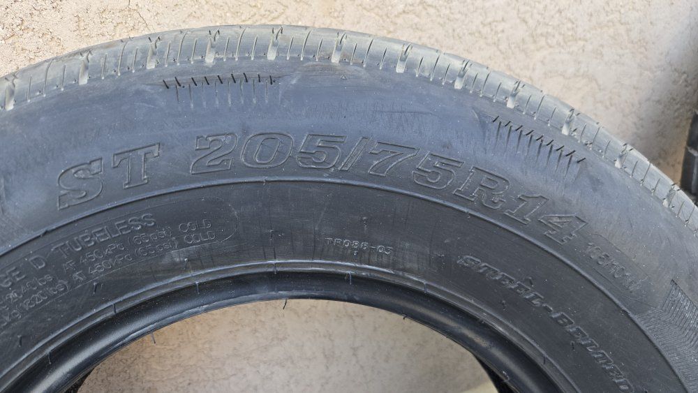 Trailer tires 205 75 R14 set of 4