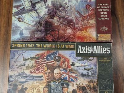 Axis & Allies D-Day and Axis & Allies Strategy Board Games Bundle Avalon Hill