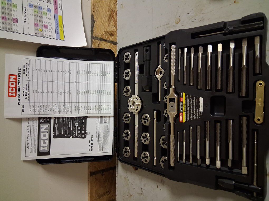 Icon tap and die set metric