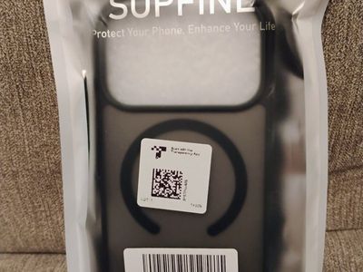 SUPFINE Magnetic Phone Case for iPhone 17 Pro, Black, 6.3", Drop & Scratch Protection, Precision Fit