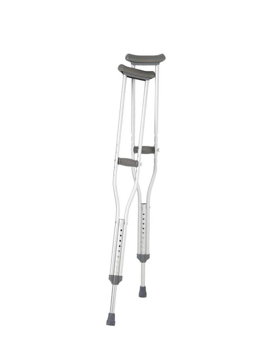 Breg Aluminum Push Button Crutches