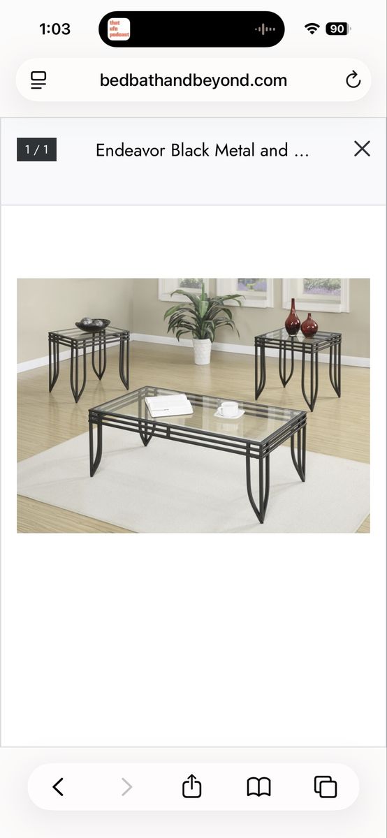 3 piece cocktail cocktail and two end table set