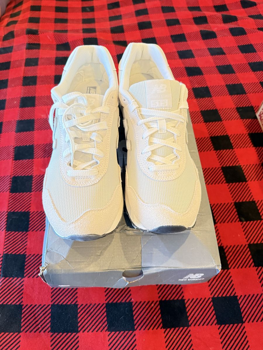 New Balance 515 white Aluminun Grey