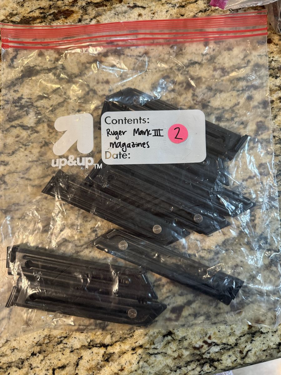 Ruger Mark III .22 mags