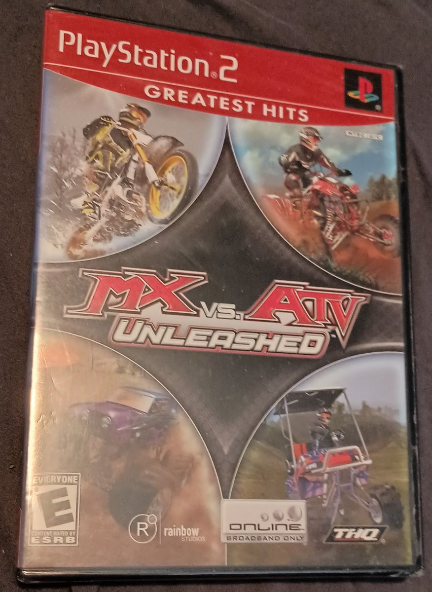 THQ MX vs. ATV Unleashed Greatest Hits (PS2) Racing Game New sealed
