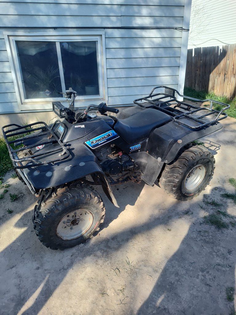 Kawasaki Bayou 300 ATV - Used, Black