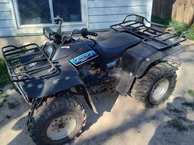 Kawasaki Bayou 300 ATV - Used, Black