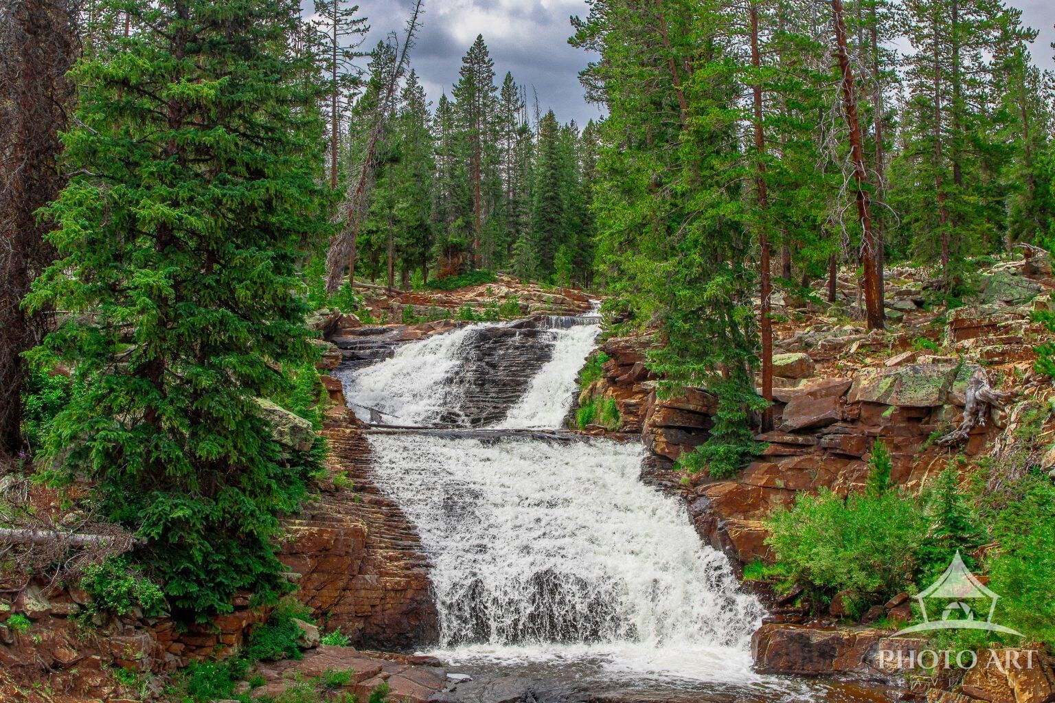 PROVO RIVER FALLS PHOTO ART PRINT