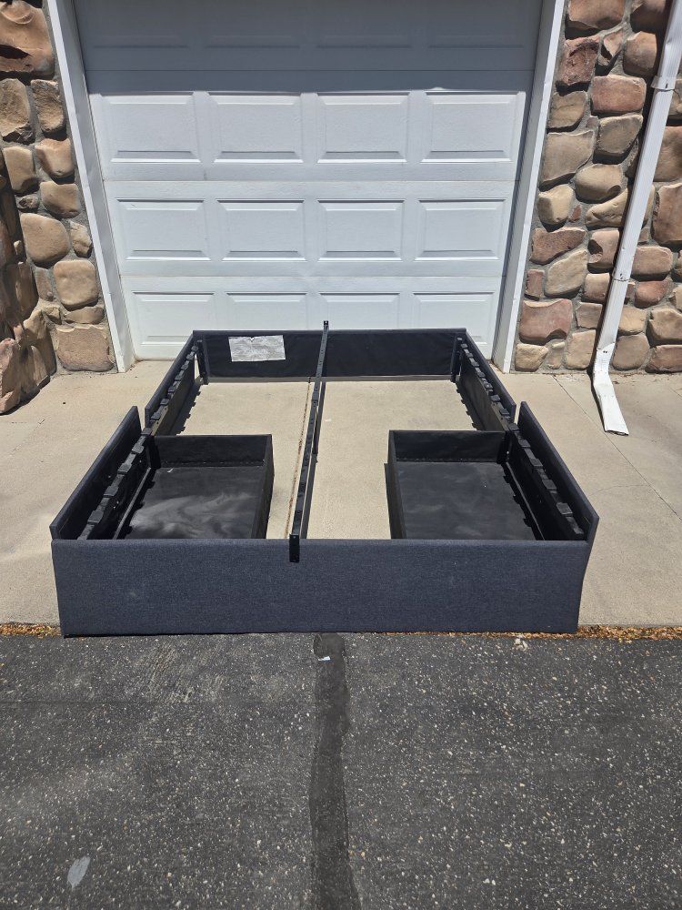 Queen Bed Frame with Slats