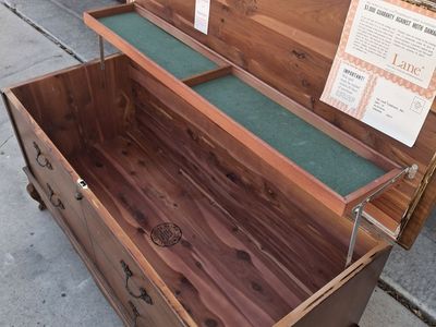original 1950 large cedar hope chest