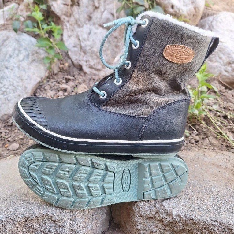 Womens Keen Elsa Olive Green Waterproof Boots Sz10