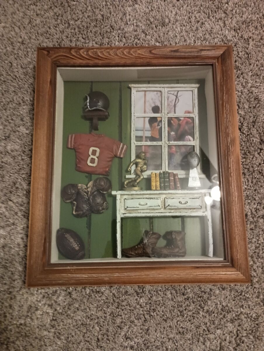 Football shadow box