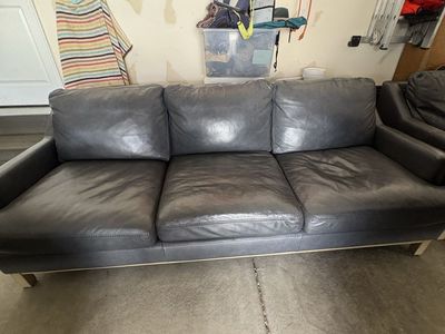 Genuine Leather Couch