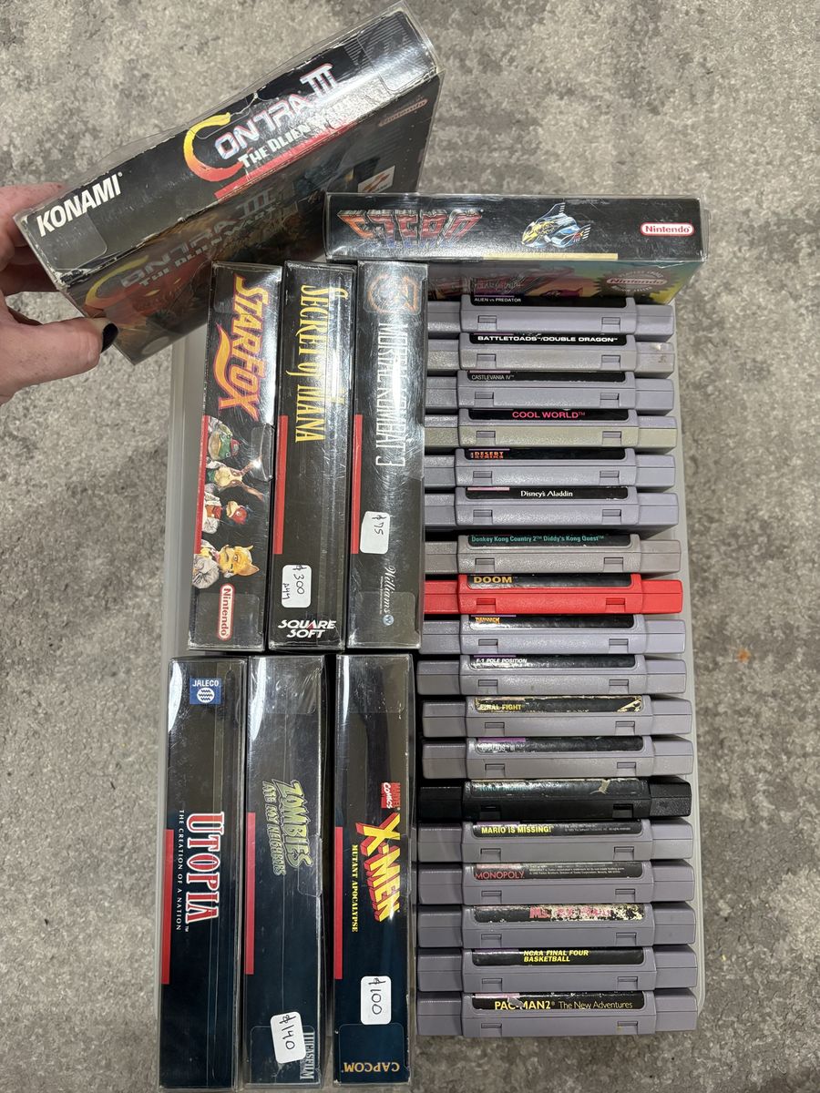 SNES Games - Please Read Description