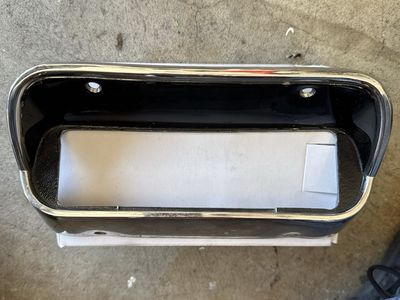 1967-1968 Ford Mustang Stereo Bezel cut to Single Din.