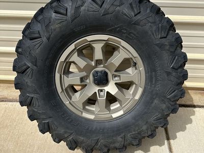 Can Am defender limited used tire and rim