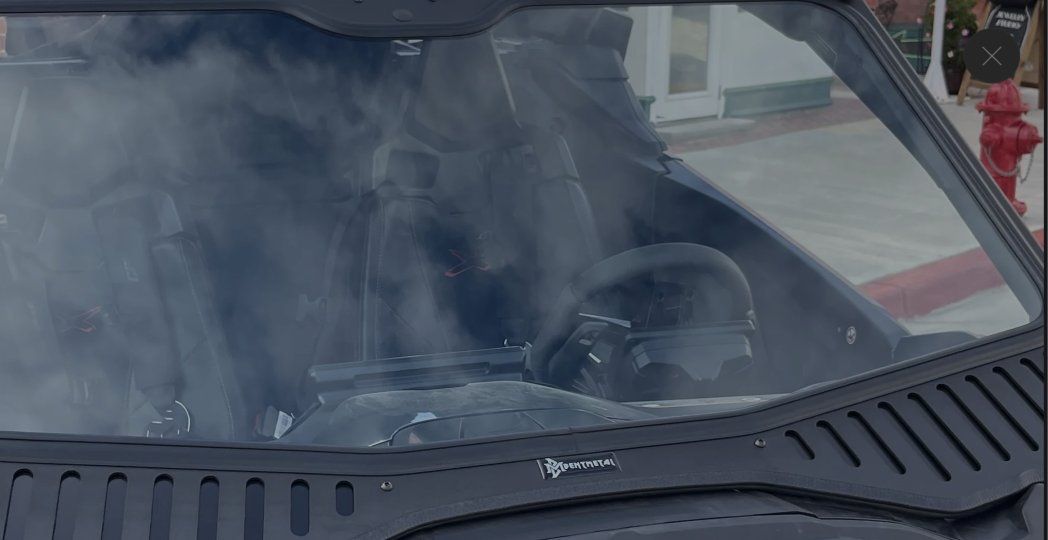 maverik R Bentmetal windshield
