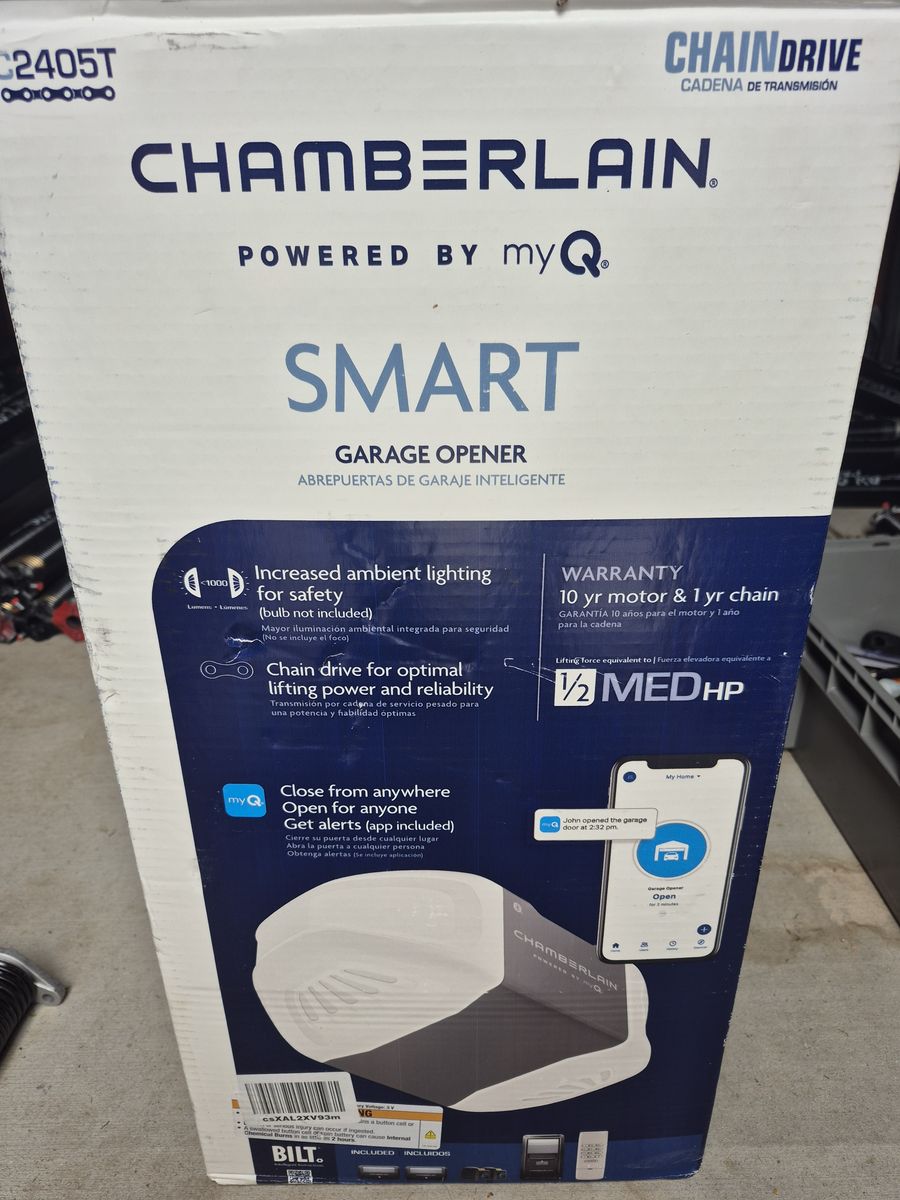 Chamberlain chain drive garage door opener
