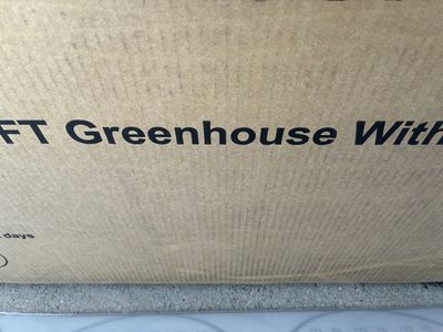 Walk-In Greenhouse Kit with Polycarbonate Panels (23x54 Inch Panels)