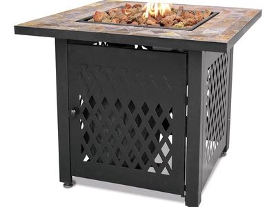 Endless Summer 30 Inch Square Propane Outdoor Fire Pit Table