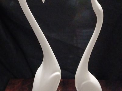 Set of 2 Vintage Ceramic Figurines