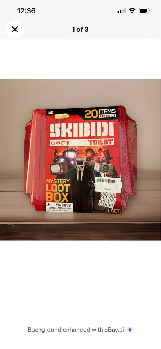 Skibidi Toilet Mystery Loot Box 20 Items