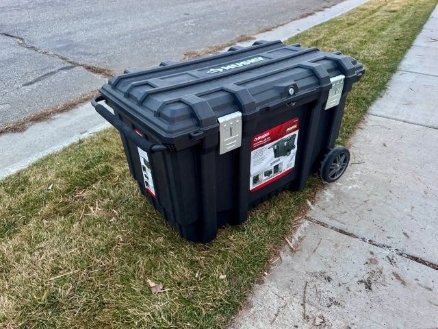 Husky 37 in. Mobile Job Box - 50 Gallon - NEVER USED