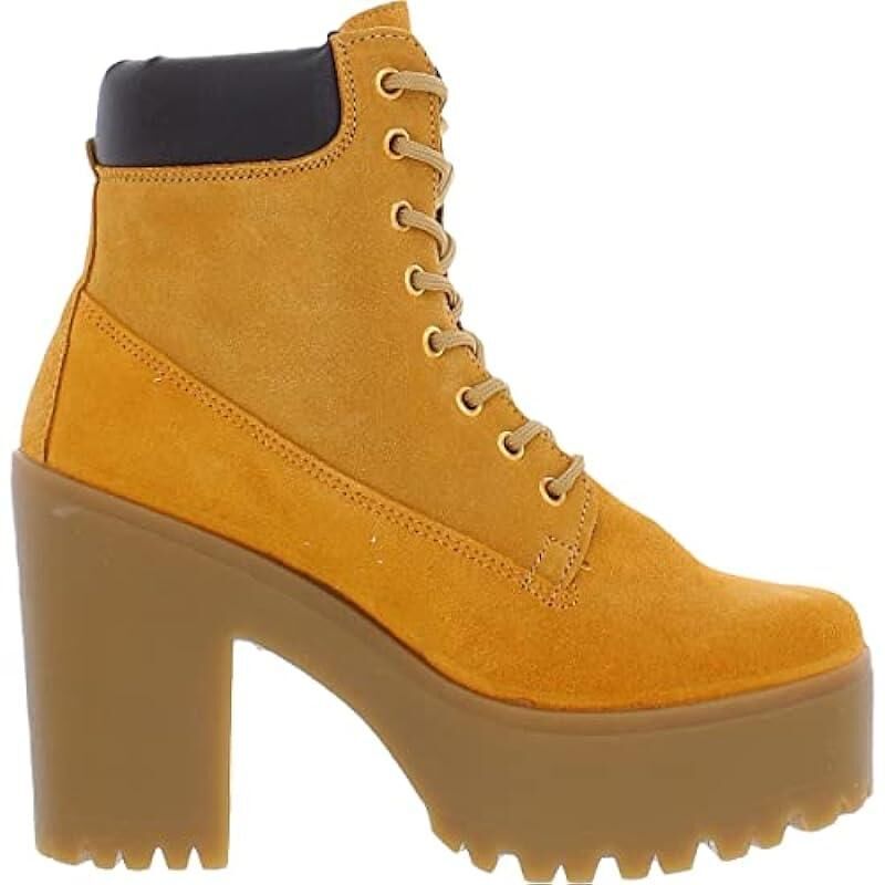 Steve Madden Womens Tindra Suede Platform Ankle Boots