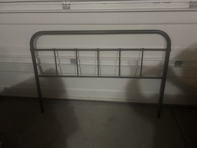Black Metal Queen Size Headboard - Classic Design