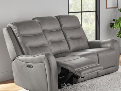 New! 3 total. Member's Mark Cooper Power Reclining Leather Sofa x2 and Chair x1