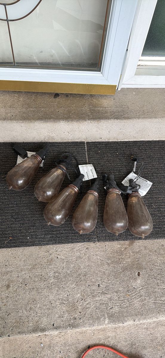 Vintage Style Oversized Edison Bulb Outdoor String Lights Set