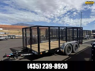 2026 PJ Trailers 7X14 10K UL TANDEM CHANNEL LANDSC
